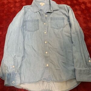 Crown & Ivy Light Blue Button Down Shirt